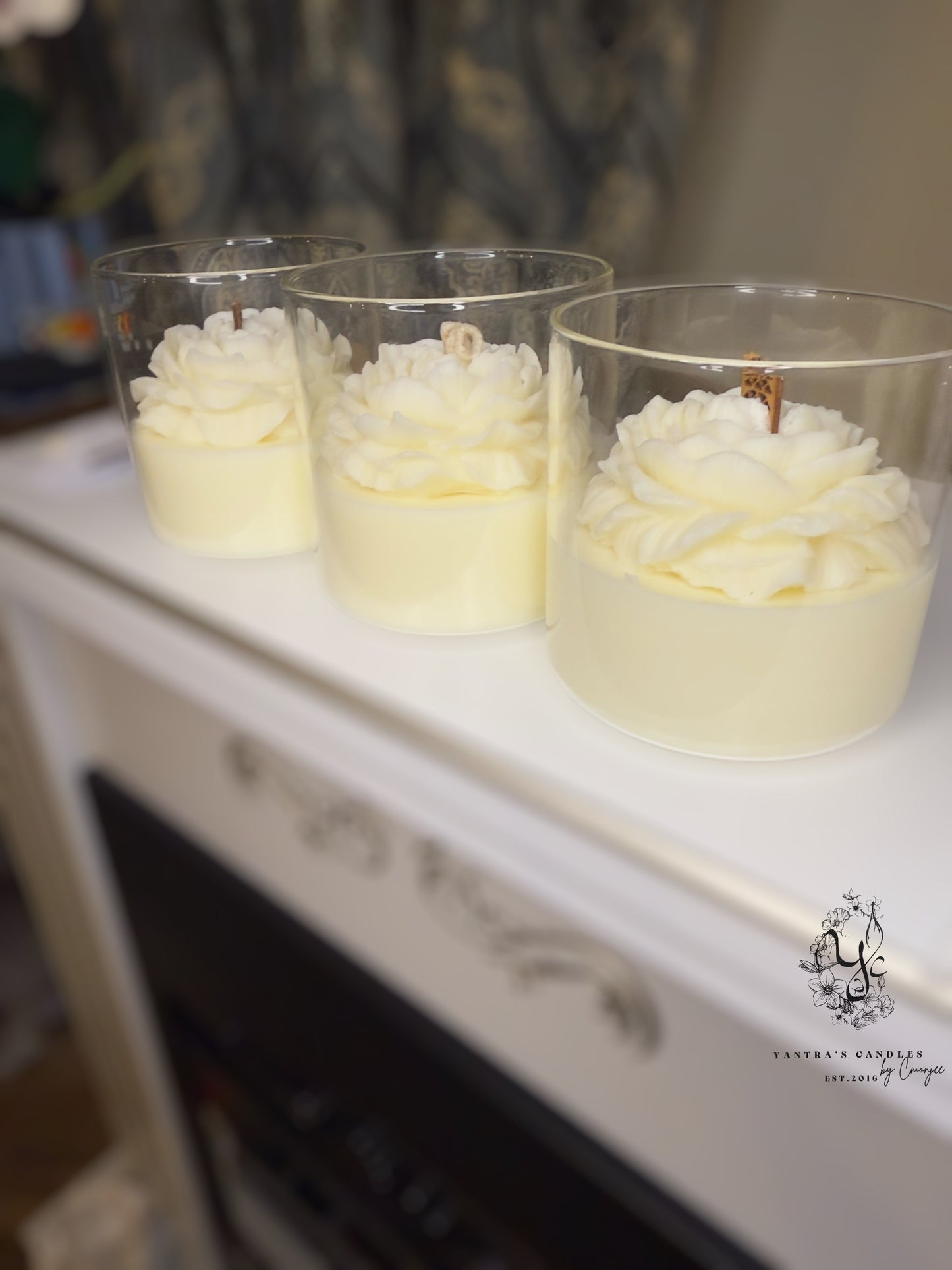 Lumânare decorativă ” Blooming” - Flori de cireș & Bujori