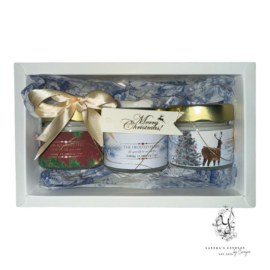 Cutie cadou 3 lumânări